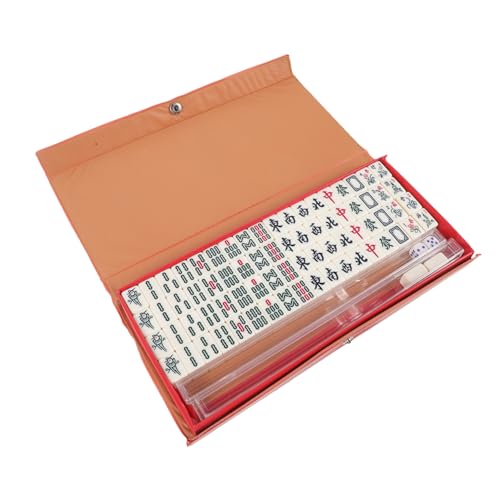 Toddmomy Mini Mahjong Set aus Langlebigem Melamin Tragbares Chinesisches Reise Tischspiel mit Klaren Spielsteinen Kompakt und Leicht für Familie Freunde und Partyspaß Toddmomy Mini Mahjong Set aus Langlebigem Melamin Tragbares Chinesisches Reise Tischspiel mit Klaren Spielsteinen Kompakt und Leicht für Familie Freunde und Partyspaß von Toddmomy