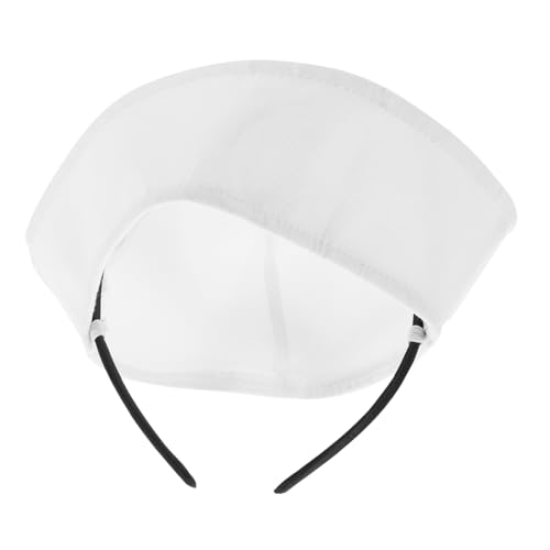 Toddmomy Mini Matrosenhut Weiß Pet Cosplay Mütze Karneval Kostüm Party Kopfstück für Katzen Hunde Festliche Foto Requisite von Toddmomy