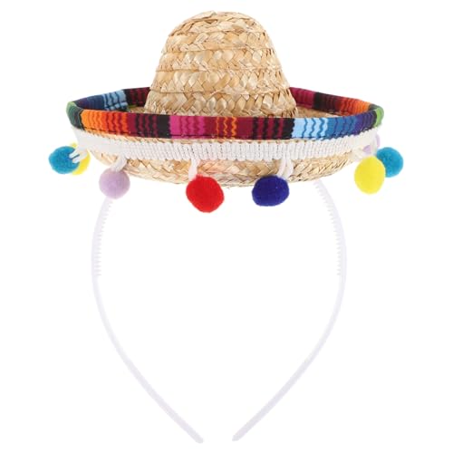 Toddmomy Mini Mexikanischer Sombrero für Leichtgewichtige Partyhüte für Karneval Geburtstagsfeiern und Fiestas Komfortable und Sichere Kopfbedeckung Toddmomy Mini Mexikanischer Sombrero für Leichtgewichtige Partyhüte für Karneval Geburtstagsfeiern und Fiestas Komfortable und Sichere Kopfbedeckung von Toddmomy