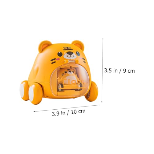Toddmomy Mini Pull Back Auto Tigerform Kleines Fahrzeugmodell Bunt Robust Ab Monate Fördert Koordination und Fantasie von Toddmomy