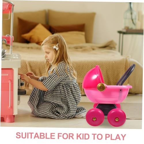 Toddmomy Mini Puppenwagen Kinderwagen für Rollenspiele Detailgetreues Modell Robust und Dekorativ Geeignet für Mädchen zu Geburtstag und Festen Toddmomy Mini Puppenwagen Kinderwagen für Rollenspiele Detailgetreues Modell Robust und Dekorativ Geeignet für Mädchen zu Geburtstag und Festen von Toddmomy