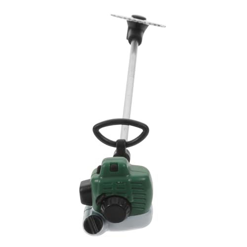 Toddmomy Mini -Rasenmähermodell Modell Mini-Mäher Kleines Rasenmäher-Modell Puppenhaus Mini-Rasenmäher Kleiner Rasenmäher für Puppenhaus Puppenhaus-Rasenmäher PVC Green von Toddmomy