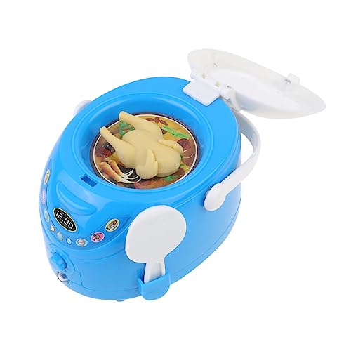 Toddmomy Mini Reiskocher Blau Simulierter Haushaltsgerät Rollenspiel Zubehör Pädagogisch Kreativ Kinderspielküche Toddmomy Mini Reiskocher Blau Simulierter Haushaltsgerät Rollenspiel Zubehör Pädagogisch Kreativ Kinderspielküche von Toddmomy