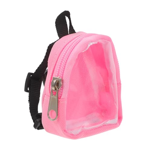 Toddmomy Mini Rucksack für Puppen mit Klarem Fenster Niedlich und Praktisch Transparentes Design Puppen Schulranzen für Mädchen als Reise und Spielzubehör Toddmomy Mini Rucksack für Puppen mit Klarem Fenster Niedlich und Praktisch Transparentes Design Puppen Schulranzen für Mädchen als Reise und Spielzubehör von Toddmomy