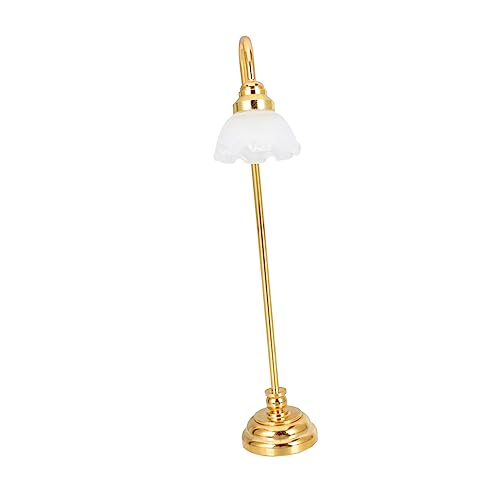 Toddmomy Mini Stehlampe Puppenhaus Zubehör Klein Kabellos Modern Miniatur Zimmer Stehleuchte Wohnzimmer Kleine Dekoration Retro Mini Lampe Modell Puppenhaus von Toddmomy