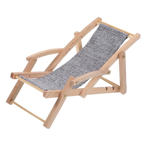Toddmomy Miniatur Strandstuhl Modell Faltbarer Puppenhaus Strandstuhl Dekoratives Zubehör Für Miniatur Gärten Und Modelle Sicheres Und Leichtes Material Für Partys Und Kinderzimmer von Toddmomy