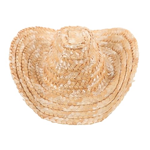 Toddmomy Mini Strohhut für Puppen Dekorativer Cowboyhut Gewebter Mini Hut für DIY Dekoration für Puppenhaus und Kreative Bastelarbeiten Toddmomy Mini Strohhut für Puppen Dekorativer Cowboyhut Gewebter Mini Hut für DIY Dekoration für Puppenhaus und Kreative Bastelarbeiten von Toddmomy