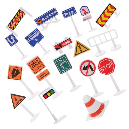 Toddmomy Mini Verkehrsschilder Teilig aus Robustem Kunststoff Pädagogisches für Verkehrszeichen Erkennung und Rollenspiel Realistische Straßenverkehrsabsperrungen Langlebig und Farbecht Toddmomy Mini Verkehrsschilder Teilig aus Robustem Kunststoff Pädagogisches für Verkehrszeichen Erkennung und Rollenspiel Realistische Straßenverkehrsabsperrungen Langlebig und Farbecht von Toddmomy