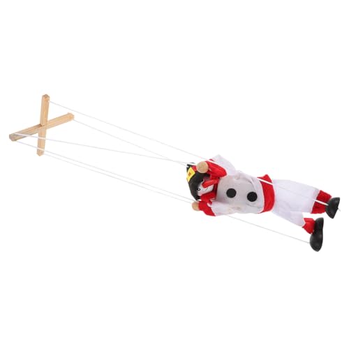 Toddmomy Mini-schneemann-zubehör Marionettenpuppen Puppenmarionette Schneemannspielzeug Für Interaktives Eltern- - Schneemann Marionetten-Ornamente Holz von Toddmomy