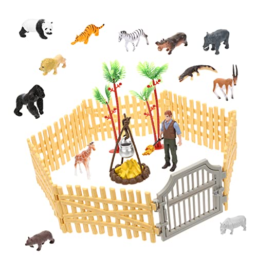 Toddmomy Miniatur Bauernhof Spielset mit Realistischen Kunststoff Tierfiguren Mini Werkzeuge und Zaun Pädagogisches für Jungen Kreativität und Handwerklichen Fähigkeiten Vielseitig für Toddmomy Miniatur Bauernhof Spielset mit Realistischen Kunststoff Tierfiguren Mini Werkzeuge und Zaun Pädagogisches für Jungen Kreativität und Handwerklichen Fähigkeiten Vielseitig für von Toddmomy