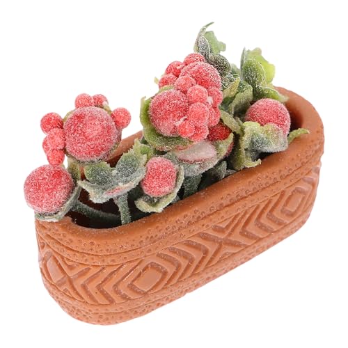 Toddmomy Miniatur Bonsai Modell Künstlich Langlebig Miniaturpflanze Puppenhaus Dekoration Winzige Grüne Zimmerpflanze Mikro Szene Ornament für und Fotorequisit von Toddmomy