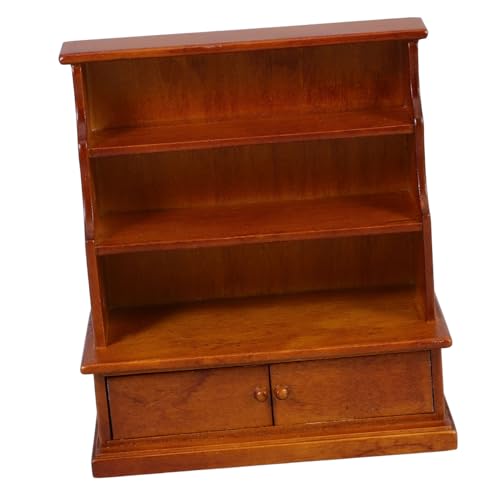 Toddmomy Miniatur Bücherregal aus Holz Mini Puppenhaus Möbel Stabiles Miniaturmöbel für Schlafzimmer Wohnzimmer Dekorativer Miniatur Aufbewahrungsschrank Teilig Walnussfarben Toddmomy Miniatur Bücherregal aus Holz Mini Puppenhaus Möbel Stabiles Miniaturmöbel für Schlafzimmer Wohnzimmer Dekorativer Miniatur Aufbewahrungsschrank Teilig Walnussfarben von Toddmomy