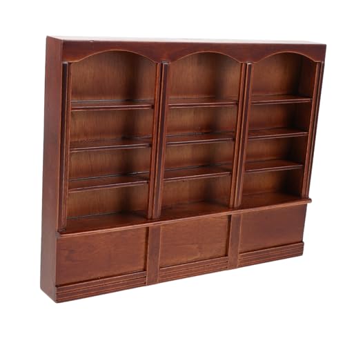 Toddmomy Miniatur Bücherregal für Puppenhaus Robustes Elegantes Design Flexibel Einsetzbar für Wohnzimmer Esszimmer und Schlafzimmer Perfektes DIY von Toddmomy