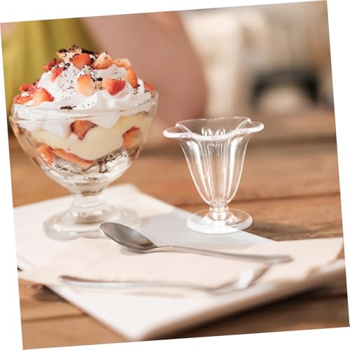 Toddmomy Miniatur Eisbecher Modell Mini Cup aus Stabilem Kunststoff Leichtes Design für Puppenhaus Dekoration DIY Requisiten Charm Geschenkidee Realistische Miniatur von Toddmomy