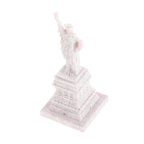 Toddmomy Miniatur Freiheitsstatue Modell Klein Detailgetreu Resin Statue für DIY Puppenhäuser Mikrolandschaften Sammlerstück Reise Souvenir Dekoration von Toddmomy