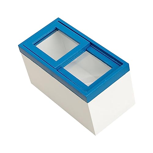 Toddmomy Miniatur Gefrierschrank Modell aus Holz Kleine Puppenhaus Dekoration Horizontale Mini Kühltruhe Robust und Sicher für Miniatur Möbel und Puppenküchen Zubehör von Toddmomy