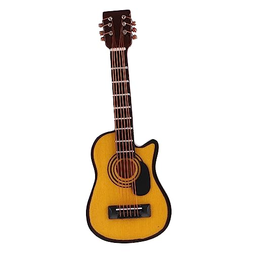 Toddmomy Miniatur Gitarrenmodell aus Kreative DIY Deko für Puppenhäuser Stilvolle Mini Gitarre für Gestaltung und Dekoration Toddmomy Miniatur Gitarrenmodell aus Kreative DIY Deko für Puppenhäuser Stilvolle Mini Gitarre für Gestaltung und Dekoration von Toddmomy