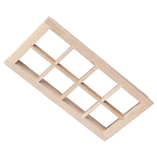 Toddmomy Miniatur Holzfenster für Puppenhaus Kinderspielzeug Fensterdekoration Geeignet für DIY Mini Haus Landschaft und Puppenhaus Zubehör Toddmomy Miniatur Holzfenster für Puppenhaus Kinderspielzeug Fensterdekoration Geeignet für DIY Mini Haus Landschaft und Puppenhaus Zubehör von Toddmomy