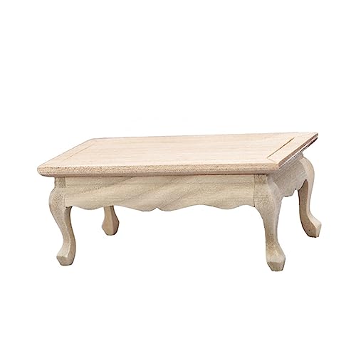 Toddmomy Miniatur Holztisch Puppenhaus Möbel DIY Bastelset Hochwertiger Kleiner Beistelltisch Eleganter Stil Geeignet für Puppenhaus Dekoration und Kinderspielzeug Toddmomy Miniatur Holztisch Puppenhaus Möbel DIY Bastelset Hochwertiger Kleiner Beistelltisch Eleganter Stil Geeignet für Puppenhaus Dekoration und Kinderspielzeug von Toddmomy