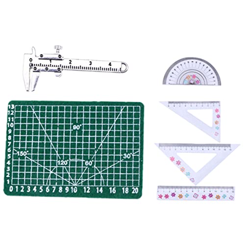 Toddmomy Miniatur Metall Schieblehre Modell Stabiles Lineal Dekoration Puppenhaus Zubehör Vielseitiges Mini Lernspielzeug Robustes Material für Basteln und Fotorequisiten von Toddmomy
