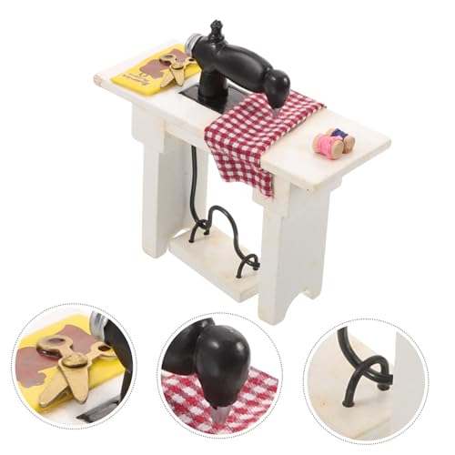 Toddmomy Miniatur Nähmaschine Weiß Miniaturmodell Puppenhaus Zubehör Dekoration Hochwertiges Strapazierfähiges Material Bruchfest als Geburtstagsgeschenk und Foto Requisite für Toddmomy Miniatur Nähmaschine Weiß Miniaturmodell Puppenhaus Zubehör Dekoration Hochwertiges Strapazierfähiges Material Bruchfest als Geburtstagsgeschenk und Foto Requisite für von Toddmomy
