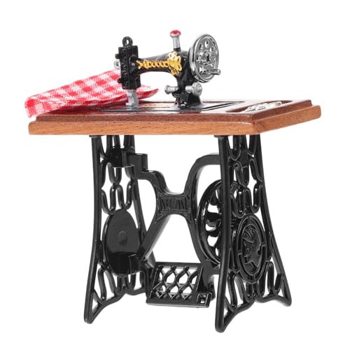 Toddmomy Miniatur Nähmaschine für Puppenhaus Vintage Deko für Kleine Räume Braune für Heimdekoration und Miniaturlandschaften Tolles für Geburtstage und Feiertage Toddmomy Miniatur Nähmaschine für Puppenhaus Vintage Deko für Kleine Räume Braune für Heimdekoration und Miniaturlandschaften Tolles für Geburtstage und Feiertage von Toddmomy