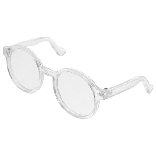 Toddmomy Miniatur Puppenbrille aus Transparentem Kunststoff Runde Linsenlose Brille für Baumwollpuppen Modisches DIY Kostümzubehör für Puppen und Bastelarbeiten Toddmomy Miniatur Puppenbrille aus Transparentem Kunststoff Runde Linsenlose Brille für Baumwollpuppen Modisches DIY Kostümzubehör für Puppen und Bastelarbeiten von Toddmomy