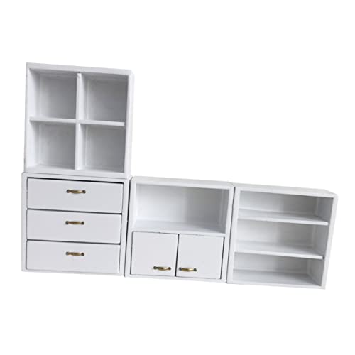 Toddmomy Miniatur Puppenhaus Möbel Set Teilig Weißer Mini Schrank aus Vielseitiges Puppenhaus Zubehör für Kinderzimmer Deko und Modellbau Toddmomy Miniatur Puppenhaus Möbel Set Teilig Weißer Mini Schrank aus Vielseitiges Puppenhaus Zubehör für Kinderzimmer Deko und Modellbau von Toddmomy