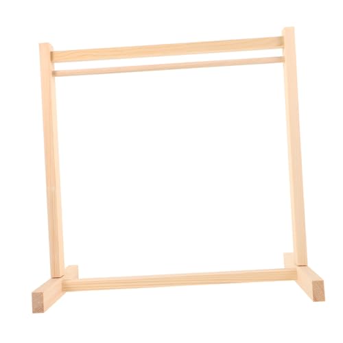 Toddmomy Miniatur Puppenkleiderständer aus Holz Einzelstock Kleiderbügel für Puppenkleidung Kompakter Aufbewahrungs und Displayständer für Puppenhaus und Spielzimmer Toddmomy Miniatur Puppenkleiderständer aus Holz Einzelstock Kleiderbügel für Puppenkleidung Kompakter Aufbewahrungs und Displayständer für Puppenhaus und Spielzimmer von Toddmomy
