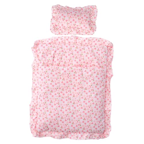 Toddmomy Miniatur Puppenschlafsack Weiches Detailreiches Puppenhaus Bettzeug mit Erdbeer Schnelles Aufstellen Dekoratives Mini Schlafzimmer Zubehör für Puppenbett Toddmomy Miniatur Puppenschlafsack Weiches Detailreiches Puppenhaus Bettzeug mit Erdbeer Schnelles Aufstellen Dekoratives Mini Schlafzimmer Zubehör für Puppenbett von Toddmomy