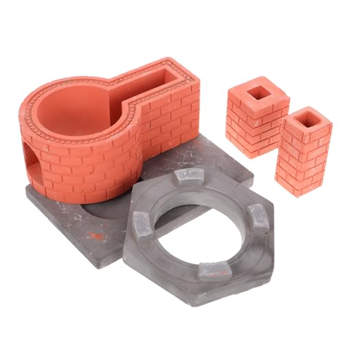 Toddmomy Miniatur Rundherd mit Schornstein Kompakte Mini Küchen Spielset Zubehör Kinderfreundlich für Kreatives Kochen und Fantasievolles für Puppenhaus und Kleine Räume Toddmomy Miniatur Rundherd mit Schornstein Kompakte Mini Küchen Spielset Zubehör Kinderfreundlich für Kreatives Kochen und Fantasievolles für Puppenhaus und Kleine Räume von Toddmomy
