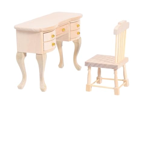 Toddmomy Miniatur Schreibtisch und Stuhl Holzmodell Puppenhaus Dekoration Kleine Miniatur Möbel für Schreibtisch Ornament Stabil Leicht Moderne Wohnraumgestaltung Toddmomy Miniatur Schreibtisch und Stuhl Holzmodell Puppenhaus Dekoration Kleine Miniatur Möbel für Schreibtisch Ornament Stabil Leicht Moderne Wohnraumgestaltung von Toddmomy