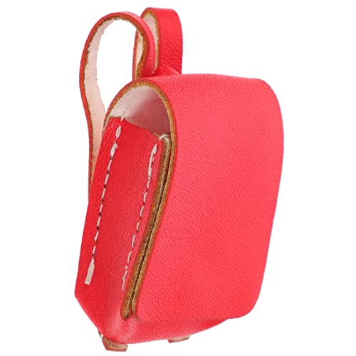 Toddmomy Miniatur Schulrucksack Modell Rotes Mini Puppenhaus Zubehör Niedlicher Mini Rucksack Dekoration Für Miniatur Szenen DIY Wohnkultur Schlafzimmer Ornament von Toddmomy
