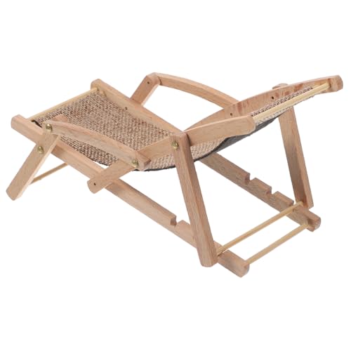 Toddmomy Miniatur Strandliege Klappbar Leicht Kompakt Puppenhaus Deko Mikrolandschaft Mini Garten Zubehör Kreative von Toddmomy