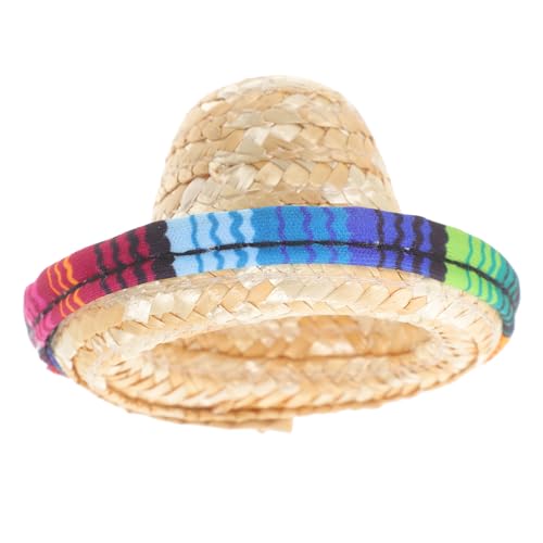 Toddmomy Miniatur Strohhut aus Robustem Strohgewebe Dekorativer Puppenhut Vielseitiges DIY Zubehör für Party Weinflaschen und Bastelbedarf Langlebig Wiederverwendbar Toddmomy Miniatur Strohhut aus Robustem Strohgewebe Dekorativer Puppenhut Vielseitiges DIY Zubehör für Party Weinflaschen und Bastelbedarf Langlebig Wiederverwendbar von Toddmomy