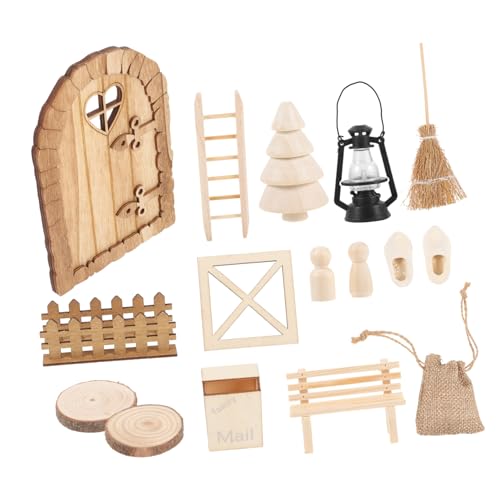 Toddmomy Miniatur Weihnachts Puppenhaus Bausatz DIY Einzigartige Miniatur Möbelmodell Detailreiche Weihnachtsdeko für Puppenhaus Langlebig und Realistisch Gestaltet Bastelset für von Toddmomy