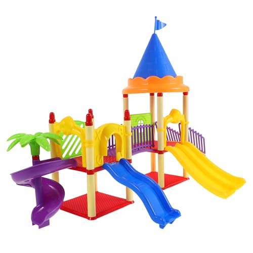 Toddmomy Miniatur-spielplatzmodell, Puppenhauszubehör, Kleines Rutschenspielzeugmodell, Mehrfarbig, 18,11 X 13,38 X 8,66 Zoll, Fantasievolle Spieldekoration für Kinder Toddmomy Miniatur-spielplatzmodell, Puppenhauszubehör, Kleines Rutschenspielzeugmodell, Mehrfarbig, 18,11 X 13,38 X 8,66 Zoll, Fantasievolle Spieldekoration für Kinder von Toddmomy