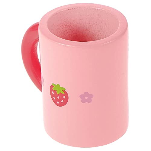 Toddmomy Miniaturbecher aus Holz Dekorativer Spielzeugbecher für Puppenhäuser Zubehör für Fantasievolles Geeignet für Miniaturszenen und Kreative Gestaltung von Toddmomy