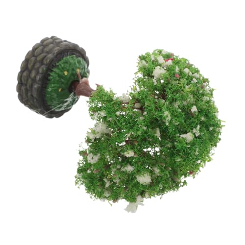 Toddmomy Miniaturisierte Gartenbaum Figuren für Puppenhaus Dekorationen Realistische Miniaturbäume für Szenen und Kreative Anwendungen für Mikro Landschaften und Fotografie Requisiten von Toddmomy