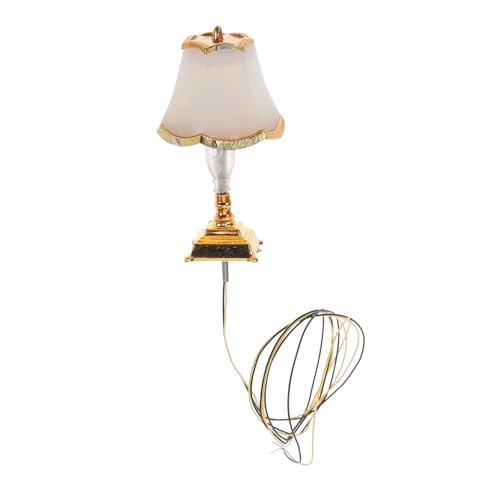Toddmomy Miniatur Puppenhausbeleuchtung Selbstgemacht Tischlampe LED Nachtlicht für Puppenhausdekoration Vielseitig Einsetzbare Kleiner Lampe Kunststoff Puppenhausmöbel Zubehör von Toddmomy