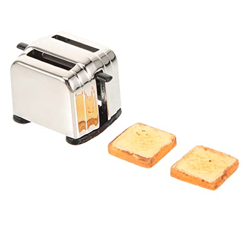 Toddmomy Modell Brotmaschine Mini-Brotbackmaschine Mini-Spielzeughaus-Zubehör Mini-Toaster Miniatur-Toaster- Küchenspielzeug Mini- -Kit Metall Toddmomy Modell Brotmaschine Mini-Brotbackmaschine Mini-Spielzeughaus-Zubehör Mini-Toaster Miniatur-Toaster- Küchenspielzeug Mini- -Kit Metall von Toddmomy