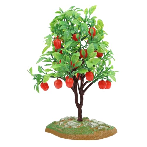 Toddmomy Miniatur Apfelbaum Modell Für Dioramen Und Modellbahn Landschaften Künstlicher Baum Für Kreative Dekoration Architektur Und Miniatur-landschaften von Toddmomy