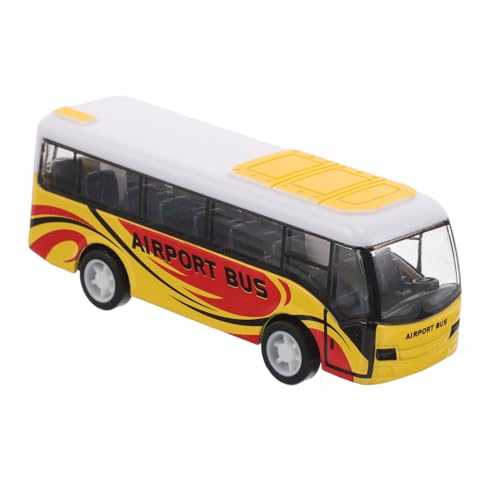 Toddmomy Modellauto aus Legierung Rückziehauto Busmodell für kinderspielzeug Autos Kinderfahrzeug Stadtbus Schulbus-Ornament Mini-Schulbus Schulbusse von Toddmomy