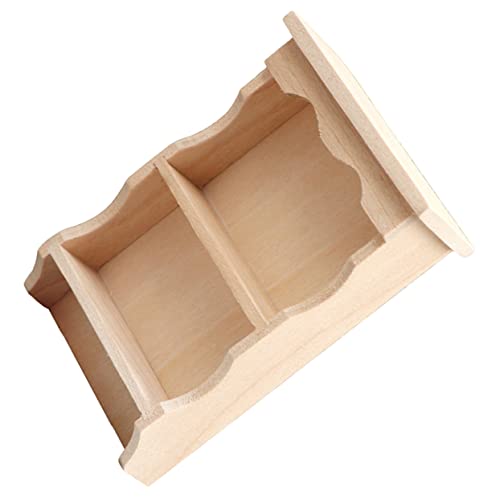 Toddmomy Möbel Für Puppenhaus Dekoratives Wandregal Aus Holz Für Miniaturlandschaftsbau Und Wohnaccessoires Hochwertige Verarbeitung Und Langlebige Materialien von Toddmomy