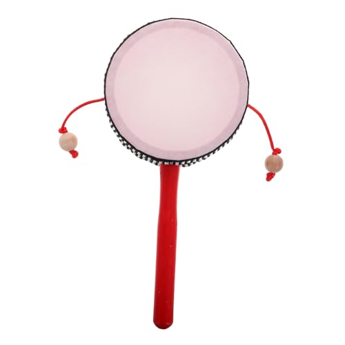 Toddmomy Monkey Drum Rasselspielzeug Handtrommel für Kleinkinder Traditionelles Orff Instrument Musikspiel und Rhythmus Sicheres und Kreatives für Junge Mädchen und Kleinkinder von Toddmomy