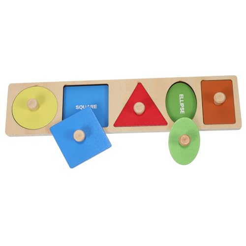 Toddmomy Montessori Holz Steckpuzzle mit Geometrischen Formen Bunte Lernspielzeug zur Feinmotorik Langlebiges Pädagogisches Greifbrett für Vorschulkinder Toddmomy Montessori Holz Steckpuzzle mit Geometrischen Formen Bunte Lernspielzeug zur Feinmotorik Langlebiges Pädagogisches Greifbrett für Vorschulkinder von Toddmomy