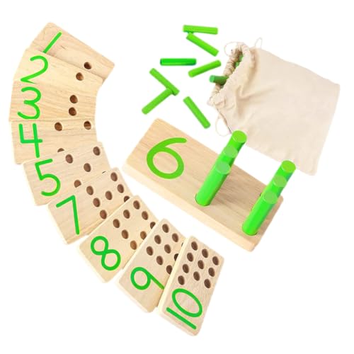 Toddmomy Montessori Holzspielzeug Lernspielzeug Bunte Zählblöcke Gummibaumholz für Vorschule Jahre Mathematisches Verständnis Fördern Pädagogisches Toddmomy Montessori Holzspielzeug Lernspielzeug Bunte Zählblöcke Gummibaumholz für Vorschule Jahre Mathematisches Verständnis Fördern Pädagogisches von Toddmomy