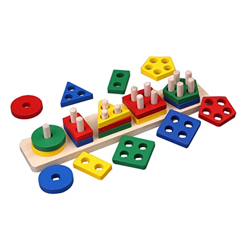 Toddmomy Montessori Holzspielzeug Teilig Rainbow Formen Sortierer Lernspielzeug für Kleinkinder Jahre Feinmotorik und Farberkennung Toddmomy Montessori Holzspielzeug Teilig Rainbow Formen Sortierer Lernspielzeug für Kleinkinder Jahre Feinmotorik und Farberkennung von Toddmomy