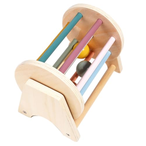 Toddmomy Montessori Textile Drum Holzspielzeug für Lernspielzeug zur Farberkennung und Geräuschentwicklung Pädagogisches für Frühe Bildung Toddmomy Montessori Textile Drum Holzspielzeug für Lernspielzeug zur Farberkennung und Geräuschentwicklung Pädagogisches für Frühe Bildung von Toddmomy