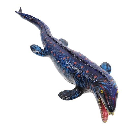 Toddmomy Mosasaurus Modell Realistisches Dinosaurier aus Vinyl für Lernspielzeug zur des Tierwissens für Schlafzimmer und Gartendekoration Sicher von Toddmomy